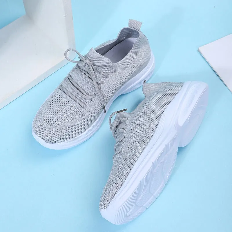 Cuzcare Summer Orthopedic Shoes Lightweight Mesh Women Walking Sneakers